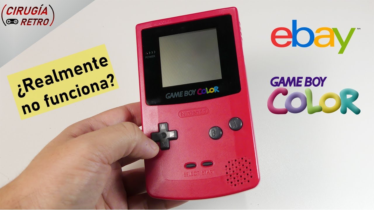 Reparación de un Gameboy Color de ebay / 4K