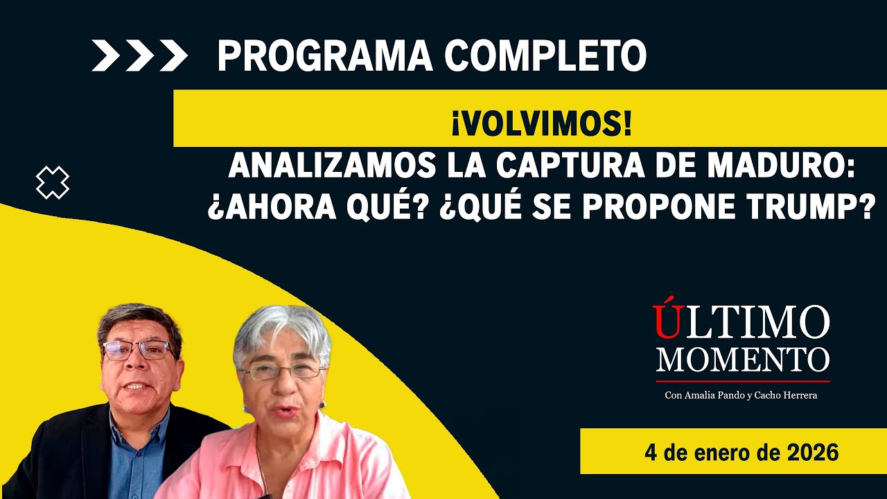 ¡Volvimos! Analizamos la captura de Maduro: ¿ahora qué? ¿Qué se propone Trump?