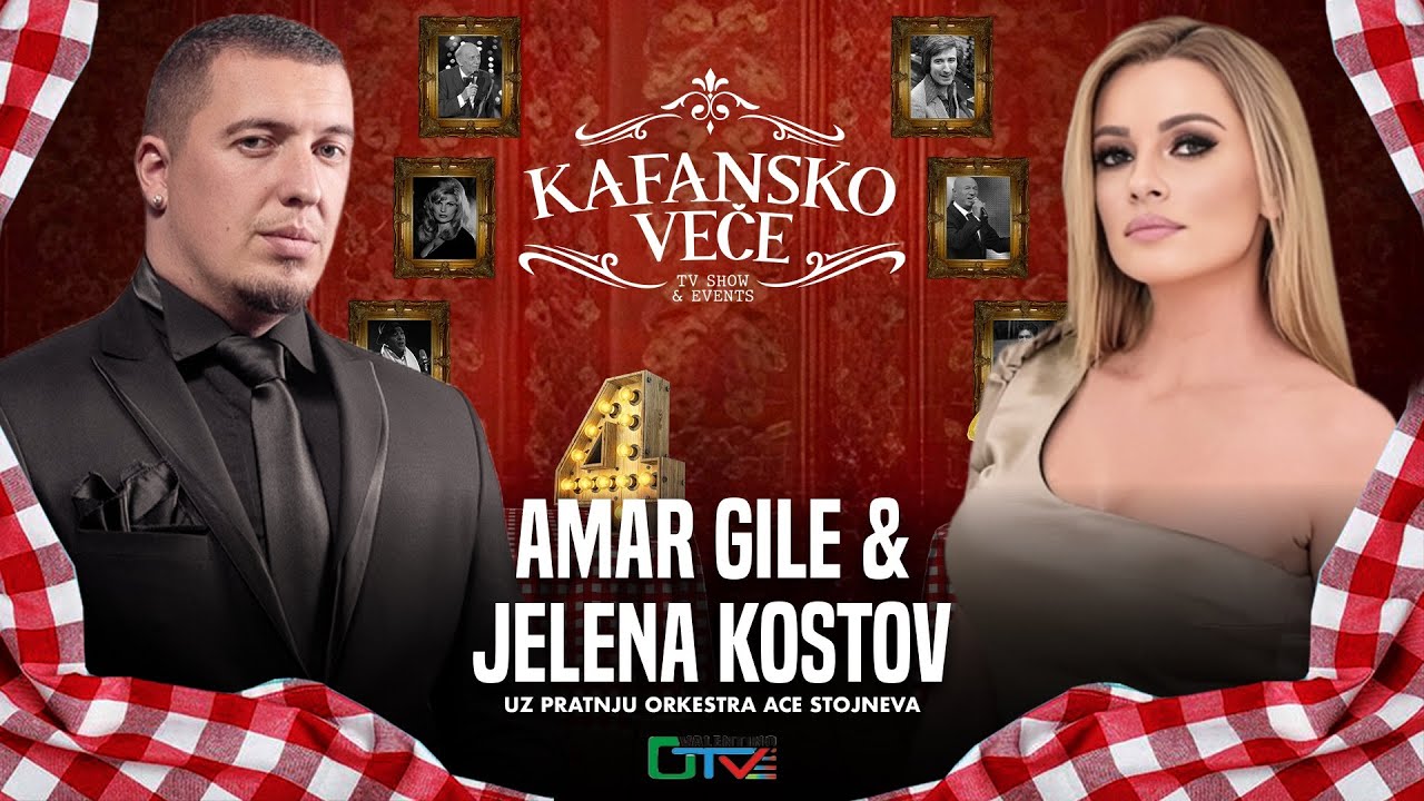 KAFANSKO VECE - AMAR GILE I JELENA KOSTOV | UZIVO | (ORK. ACE STOJNEVA) | 2024 | OTV VALENTINO