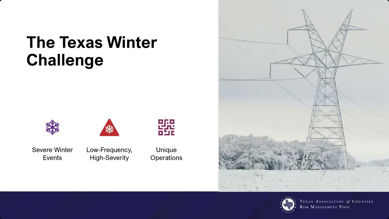 Cold Front, Warm Response Winter Preparedness for County Property and Operations