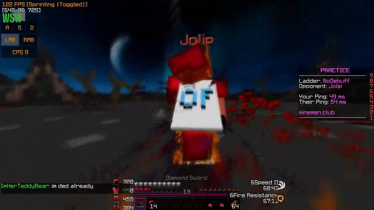 1v1 w, Jolip (5 potted)
