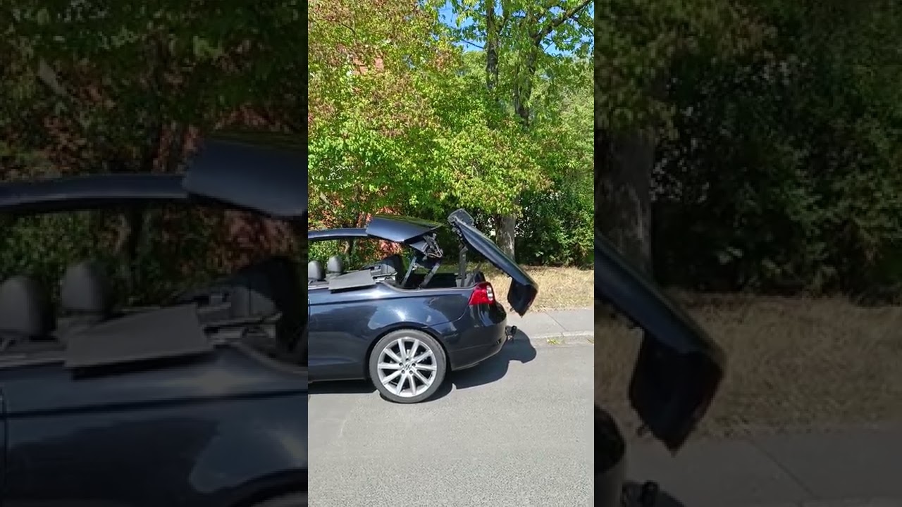 VW EOS Cabrioverdeck Oeffnen