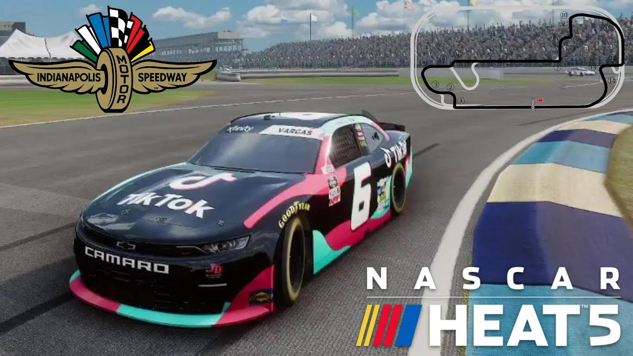 INDIANAPOLIS ROAD COURSE ON NASCAR HEAT 5!
