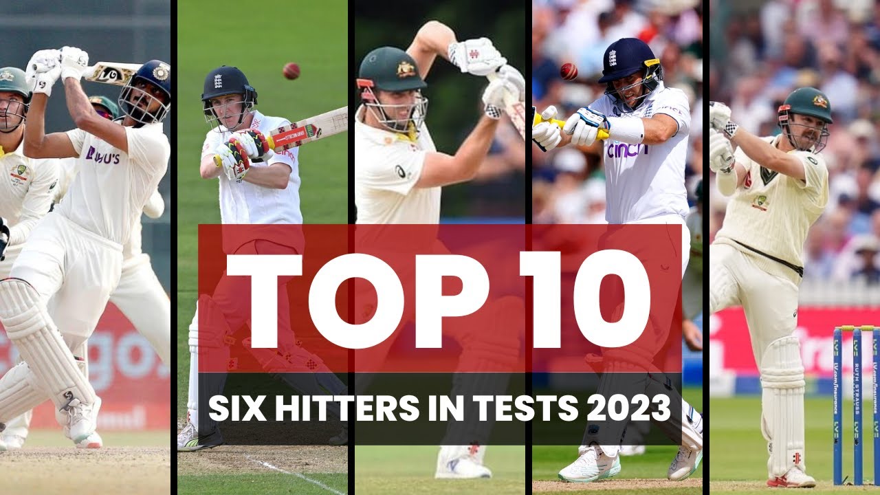 Most sixes in Test cricket 2023