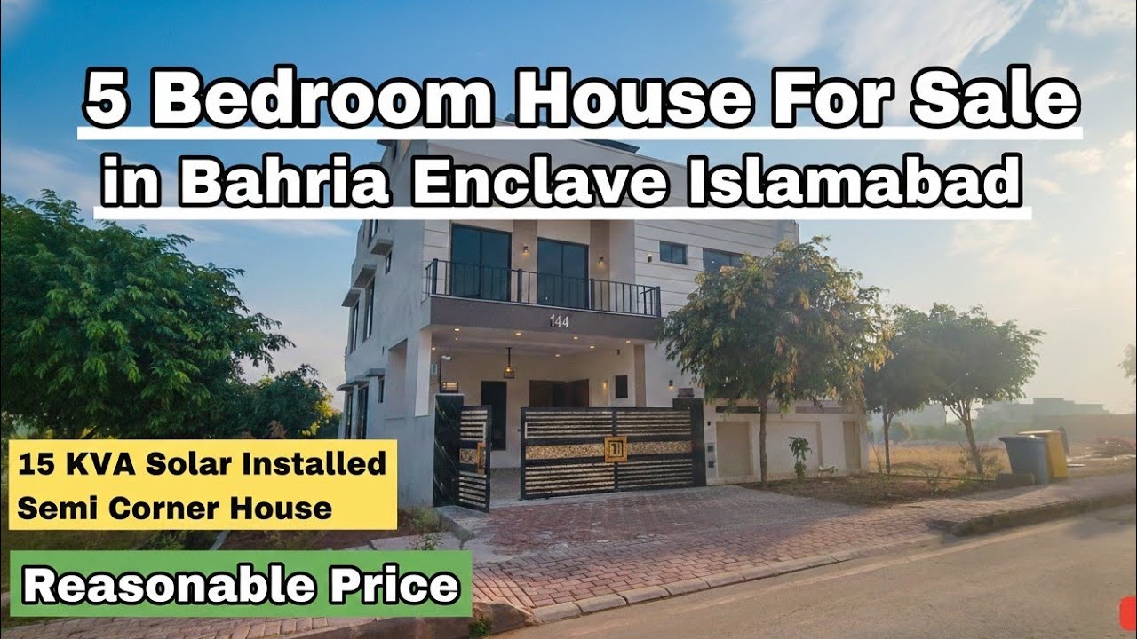 10 Marla Exclusive House in Bahria Enclave Islamabad 