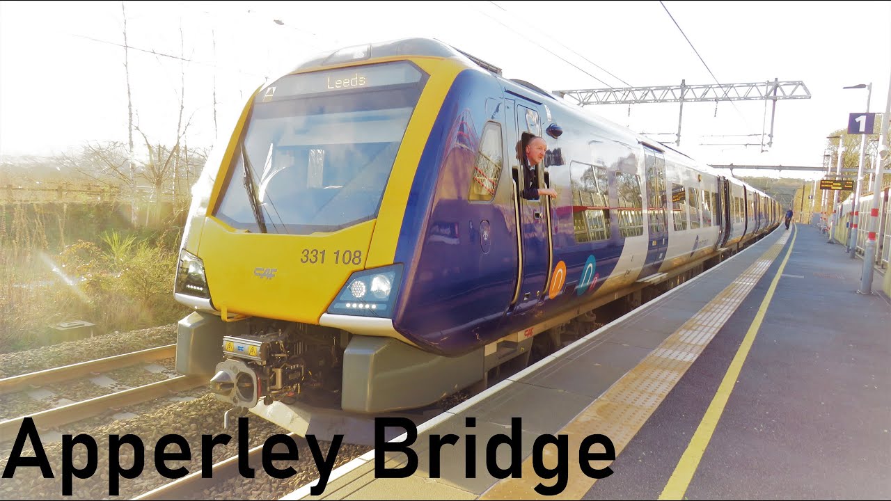 *Severe disruption* Trains at Apperley Bridge 21/12/19 | Featuing an 8 carriage Class 333!