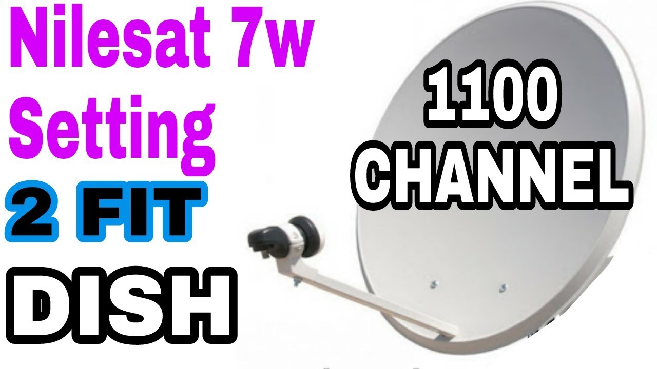 Nilesat 7w 2 Fit Dish Full setting