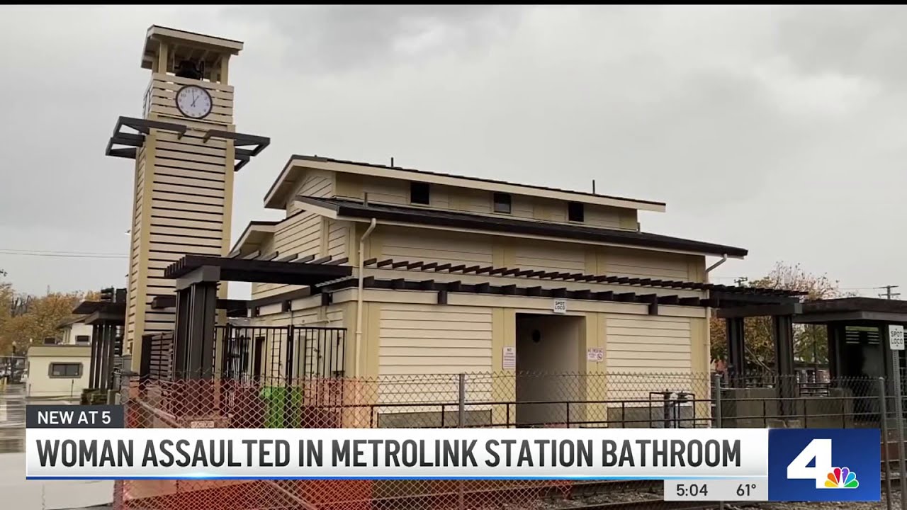 Woman assaulted inside Metrolink bathroom in Santa Clarita