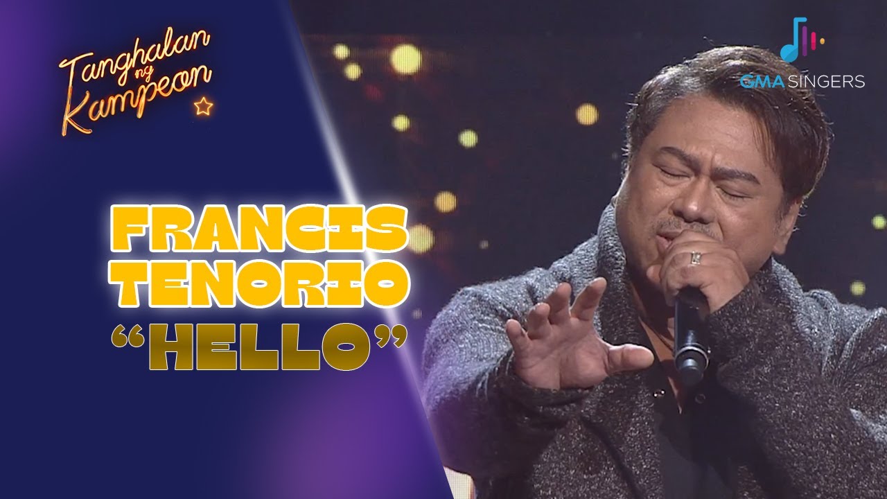 Francis Tenorio says HELLO to his kampeon journey! | Tanghalan Ng Kampeon 3