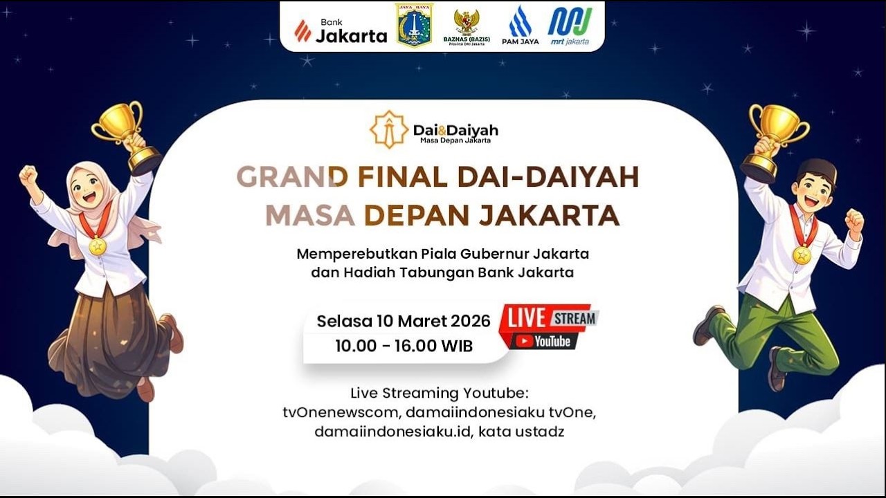 [LIVE] GRAND FINAL DAI-DAIYAH MASA DEPAN PILIHAN GUBERNUR JAKARTA