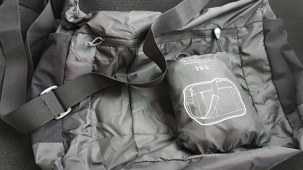 Bandolera Forclaz Travel Compact 15L: Ultraligera y por solo 8 euros.
