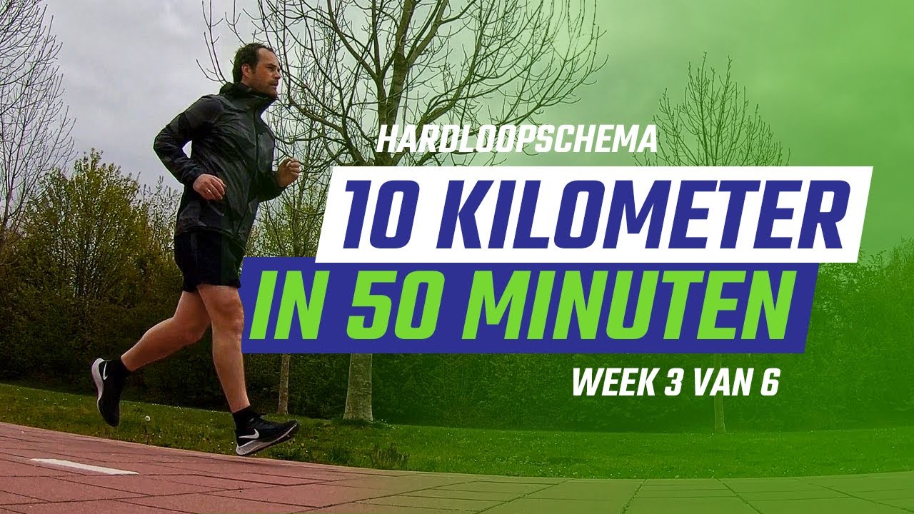 Hardloopschema 10 kilometer in 50 minuten - Week 3 / 6 - Andere trainingen voor een nieuwe prikkel