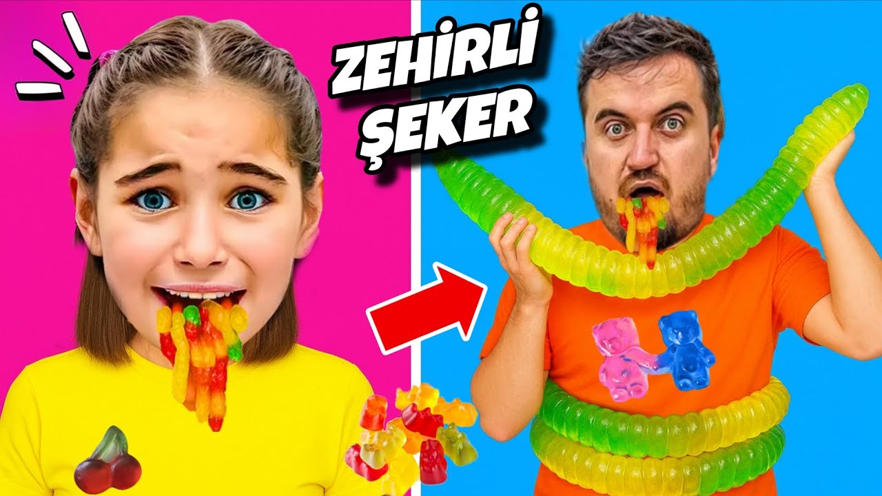 ZEHİRLİ J̌ELİBON OYUNU OYNADIK@elifsinemtv 