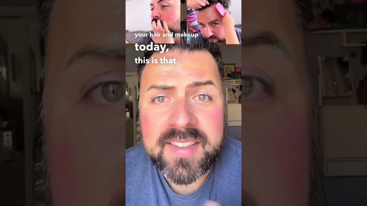 Dad glam is real. #dadsofyoutube #dadjokes #makeupshorts #momsofyoutube