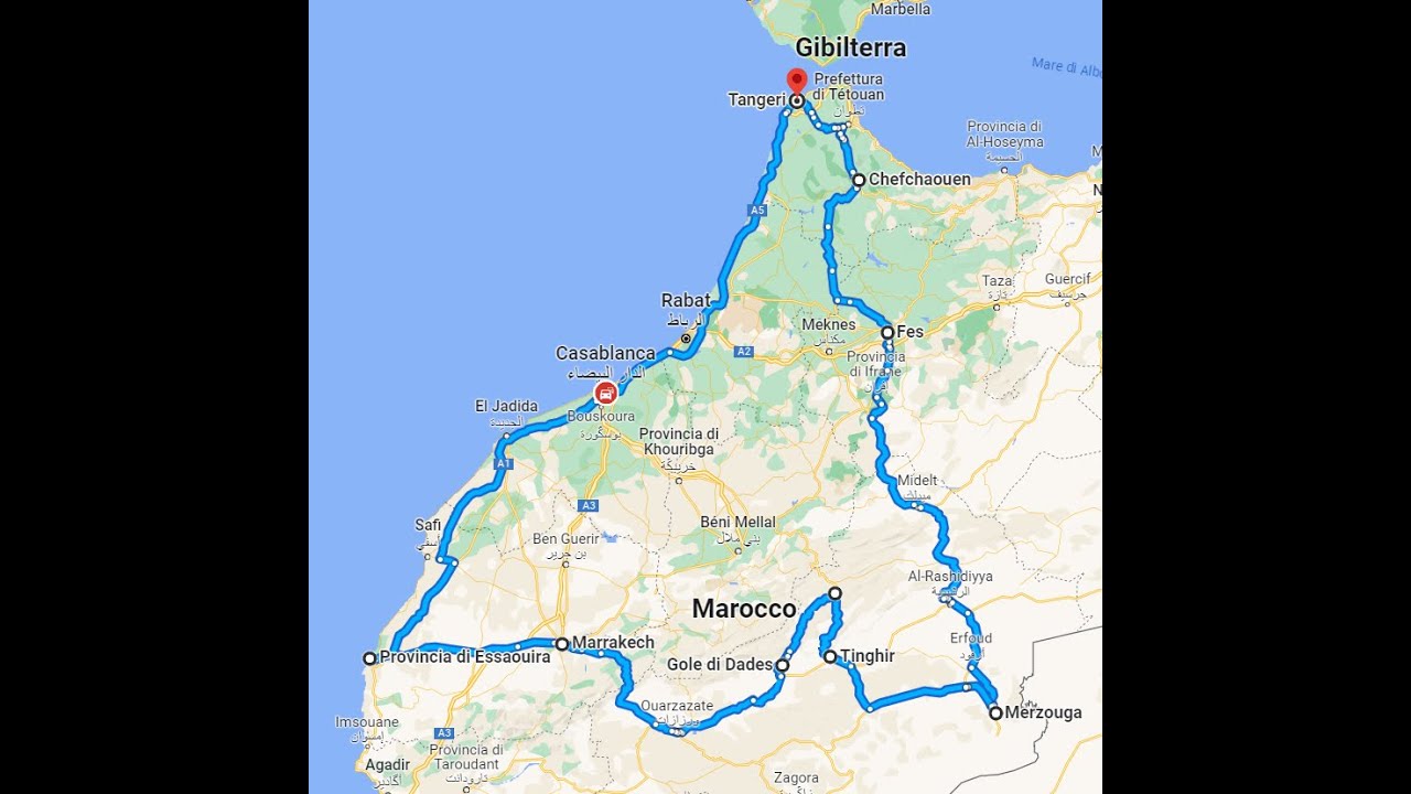 Viaggio in moto Marocco 2023