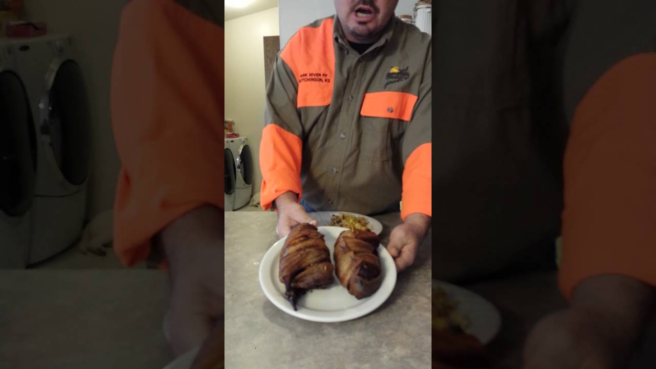 Cook Wild Game (Bacon Wrapped Smoked Chukar)