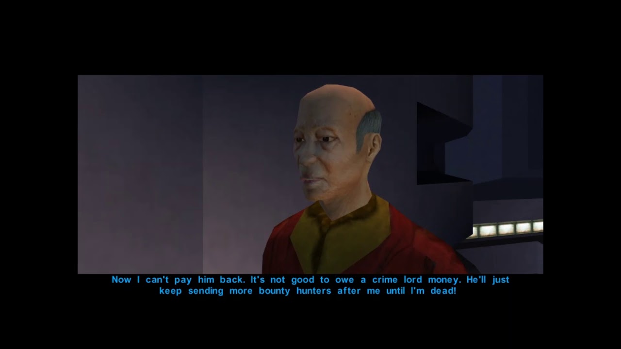 KotOR Bullied Merchant (3 Outcomes)