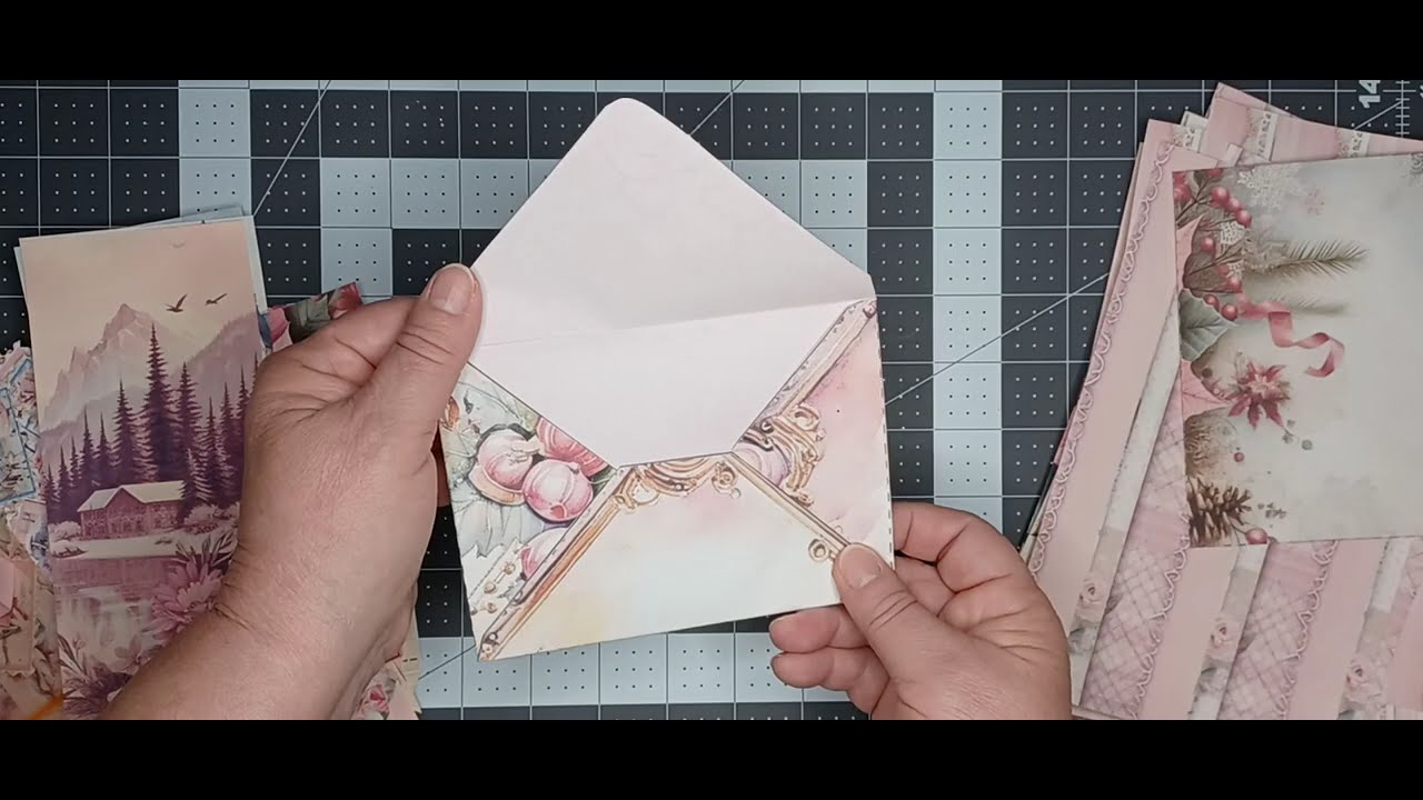 Junk Journal Flip Through:  Pink Nutcracker Themed Naked Journal • DIY Journal Decorate Yourself