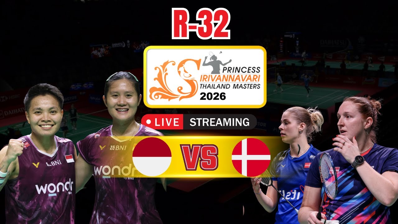 🔴LANNY/APRIANI vs ANTHONISEN/Cecilie KUDSK PRINCESS SIRIVANNAVARI Thailand Masters 2026