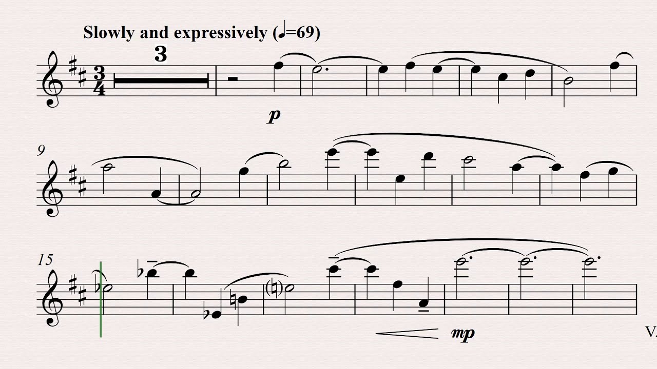 Copland, Aaron: Concerto for Clarinet  and Orchestra 1. part (orchestra accompaniment )