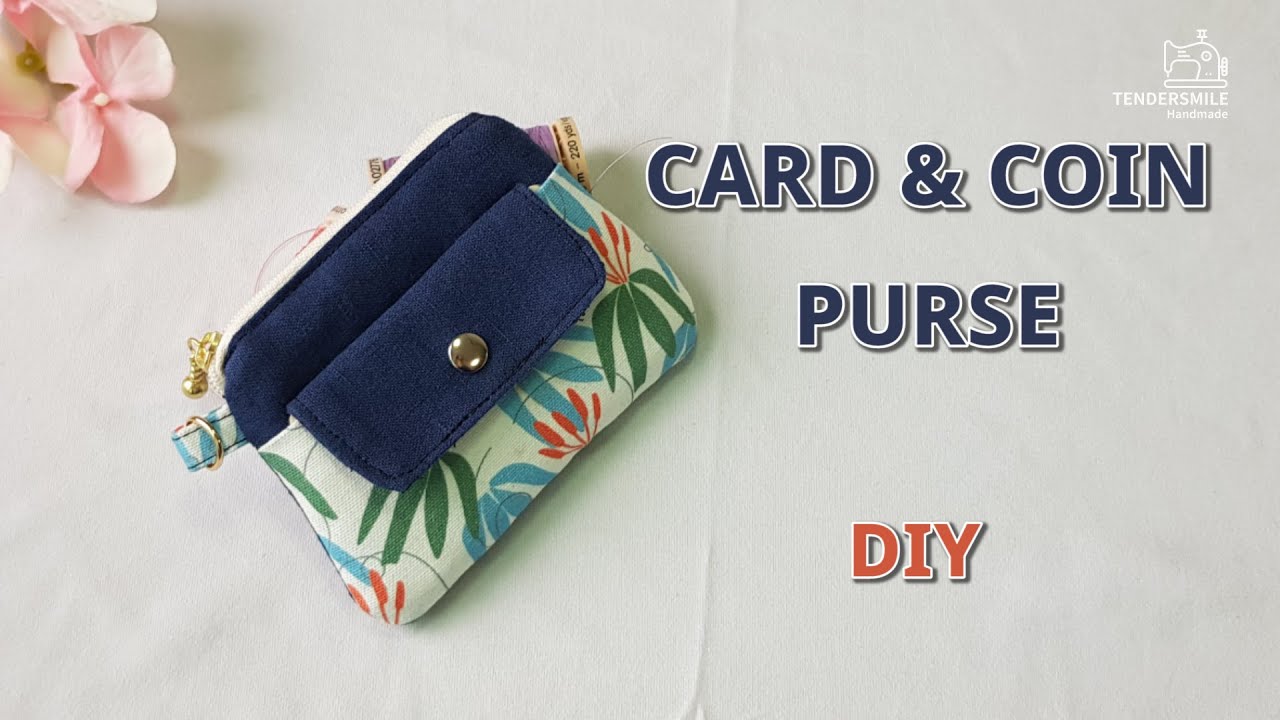 DIY/ CARD AND COIN PURSE/ 귀여운 카드 & 동전지갑 만들기/ sewing/ tutorial/ [tendersmile handmade / 텐더스마일]