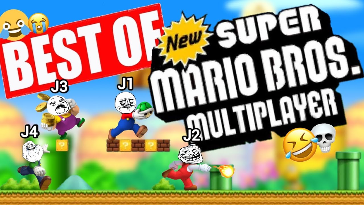 Best Of New Super Mario Bros avec PLEIN DE JOUEURS !😭 (Feat, beaucoup de gens)
