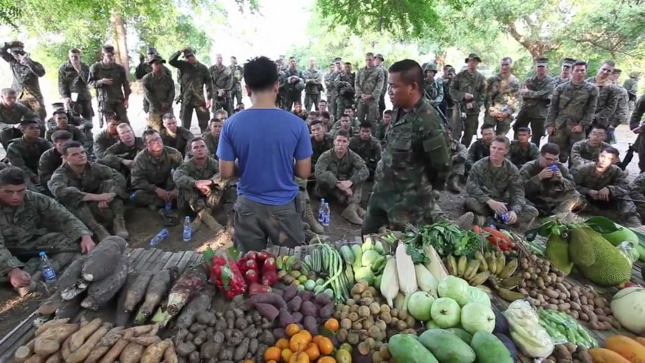 U.S. Marines Learn Jungle Survival From Thai Marines