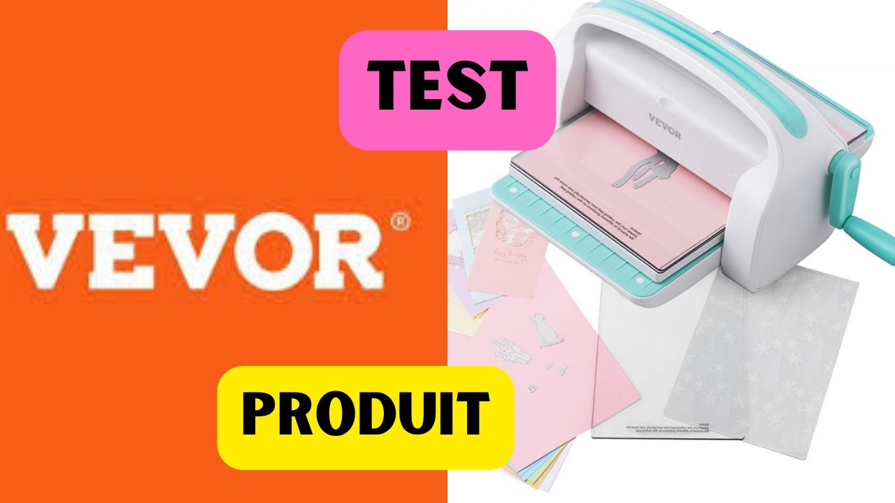 TEST  Machine de Decoupe/Gaufrage et Embossage manuel  de la marque VEVOR