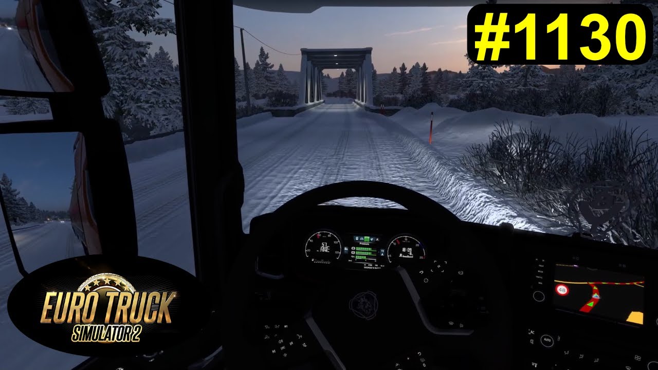 Euro Truck Simulator 2 - und wieder rein ins Winterland #1130 - Deutsch/German
