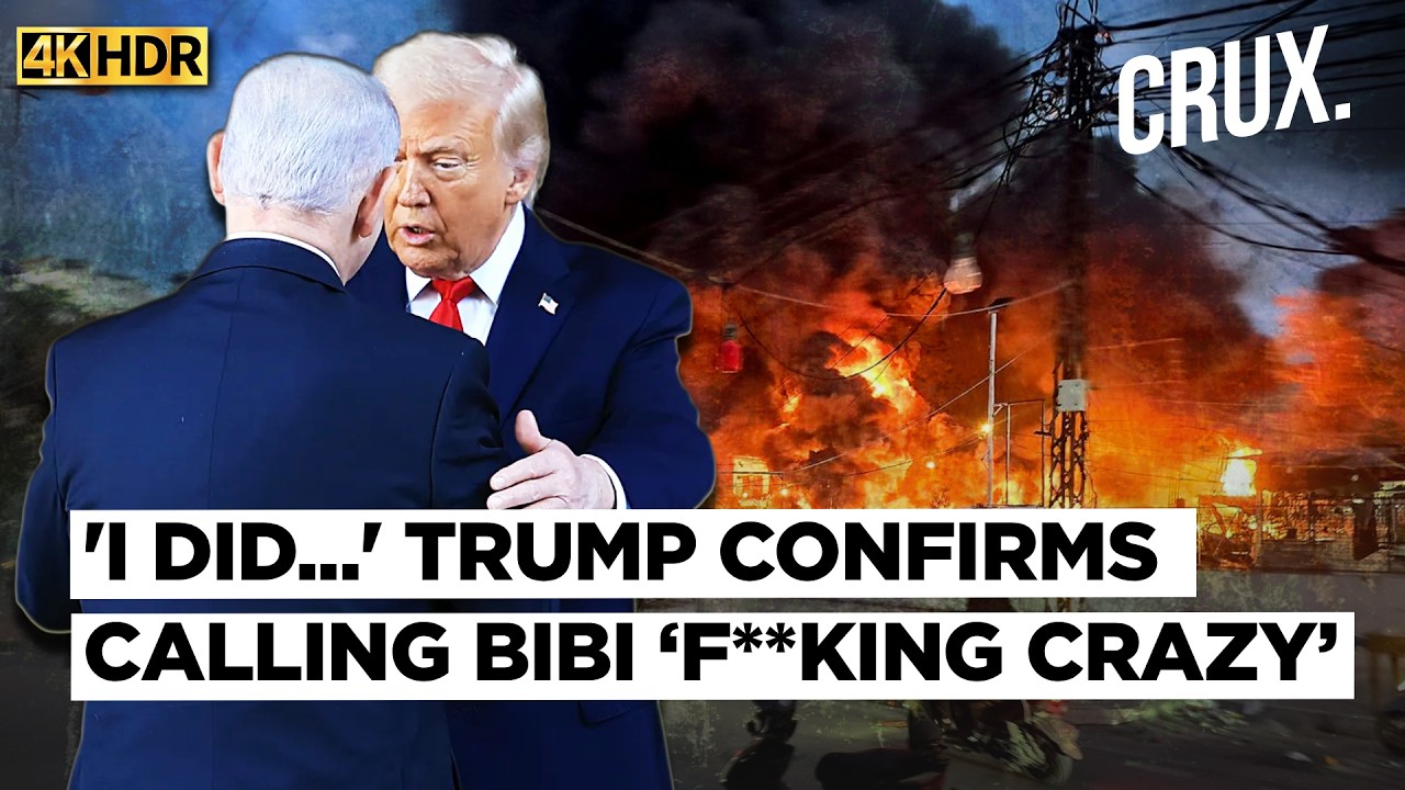 Trump Confirms Abusing Netanyahu Over 'Constant Lebanon Fighting&rsquo; as IDF, Hezbollah Trade Fire | 4K