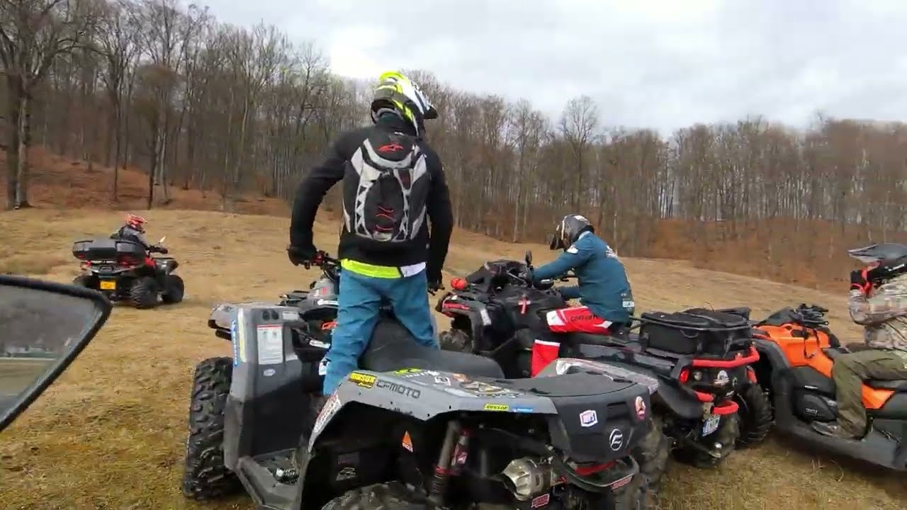 ATV Mountain trail ride with CFMOTO 1000 - Can-Am Outlander 1000R - Renegade 1000R