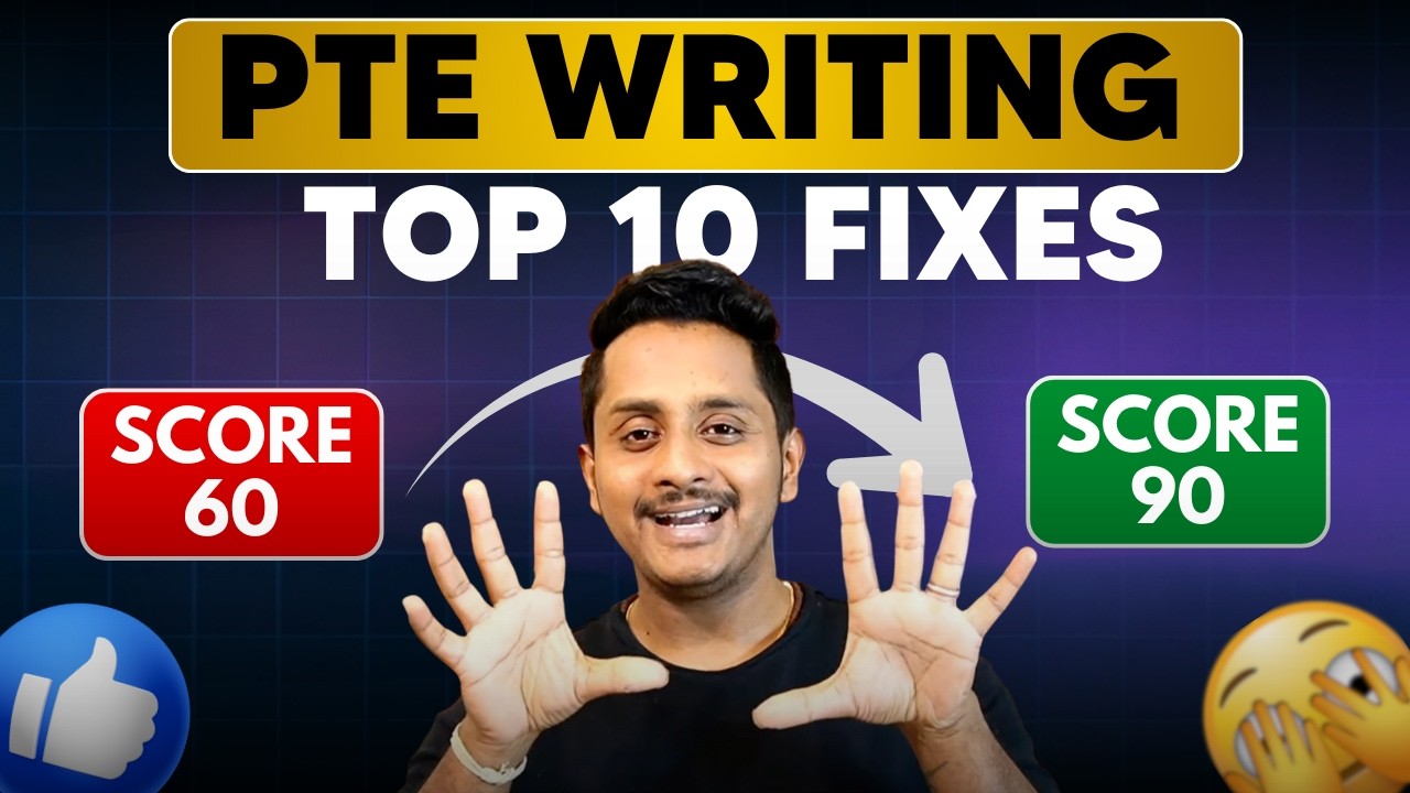 PTE Writing Tips: 10 Proven Fixes to Score 90 Instantly