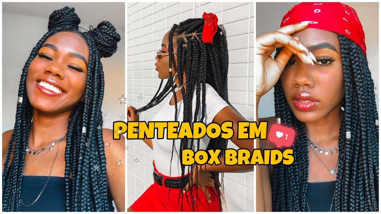PENTEADOS PARA TRANÇAS BOX BRAIDS | @andrezasiltos