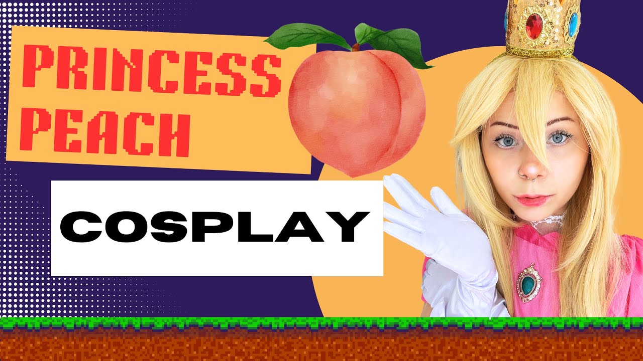 PRINCESS PEACH Cosplay - Halloween Look Tutorial