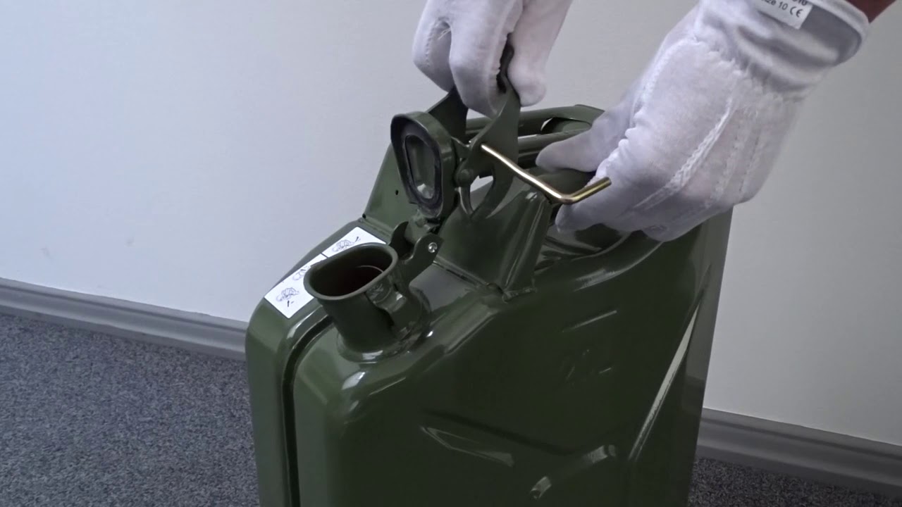 VALPRO instruction   How to properly open and close jerry can   YouTube