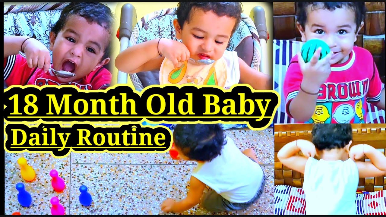 18 Month Old Baby Daily Routine / Healthy breakfast to dinner full day diet