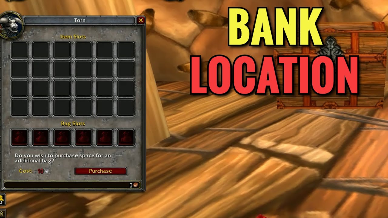 Thunder Bluff Bank Location (WoW Classic)