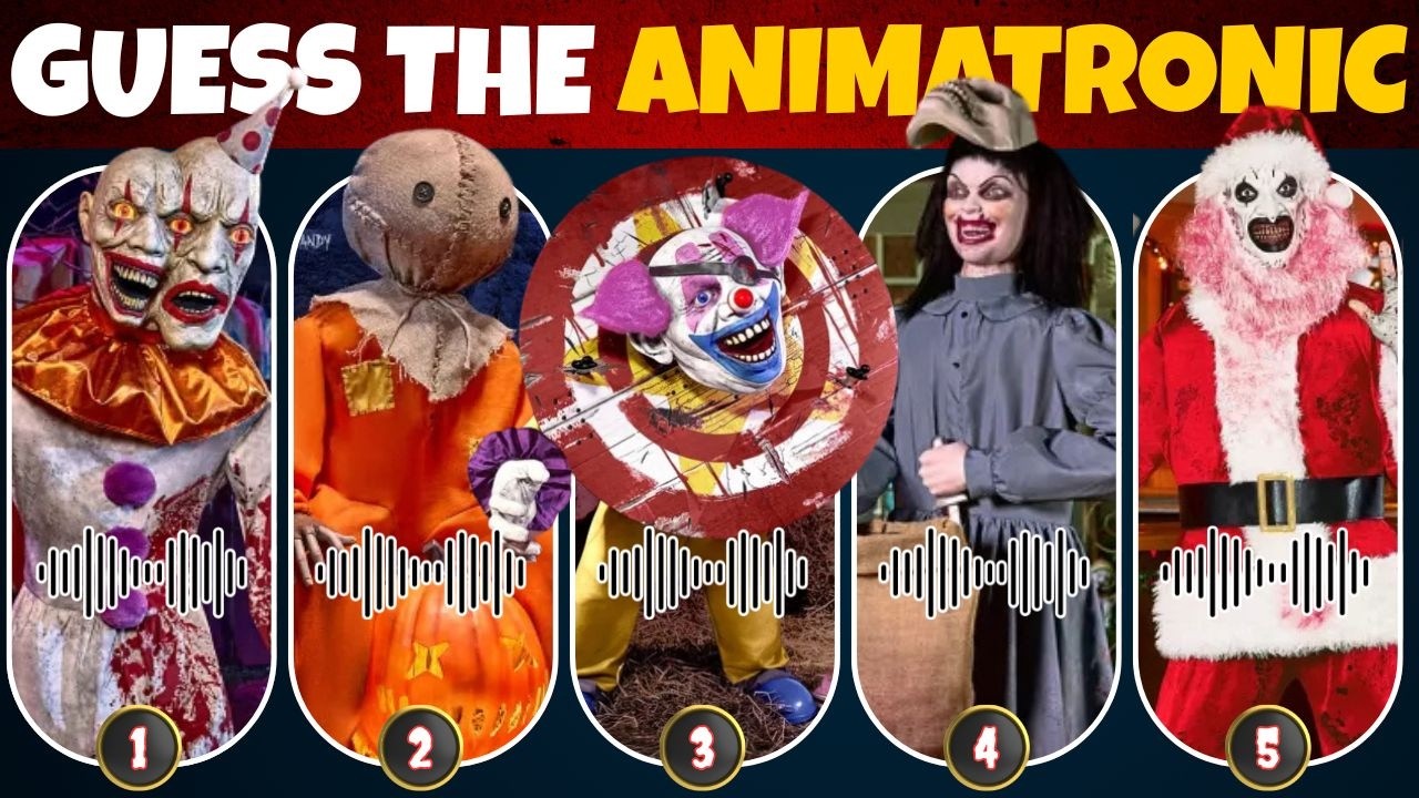 Guess NEW Spirit Halloween 2025 Animatronics! 🎃 Bullseye, Two-Faced Teddy, Head Case Harry & More!