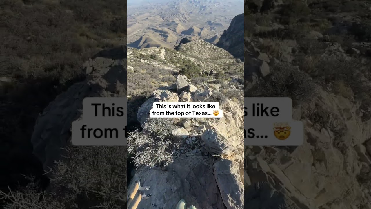 Would you hike to the top of Texas? 📍Guadalupe Peak, Guadalupe Mountains National Park, Texas