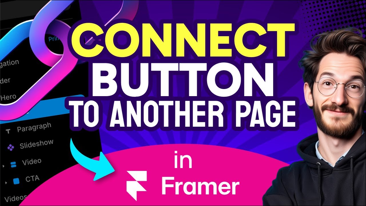 How to CONNECT A BUTTON TO ANOTHER PAGE in Framer (Step by Step)