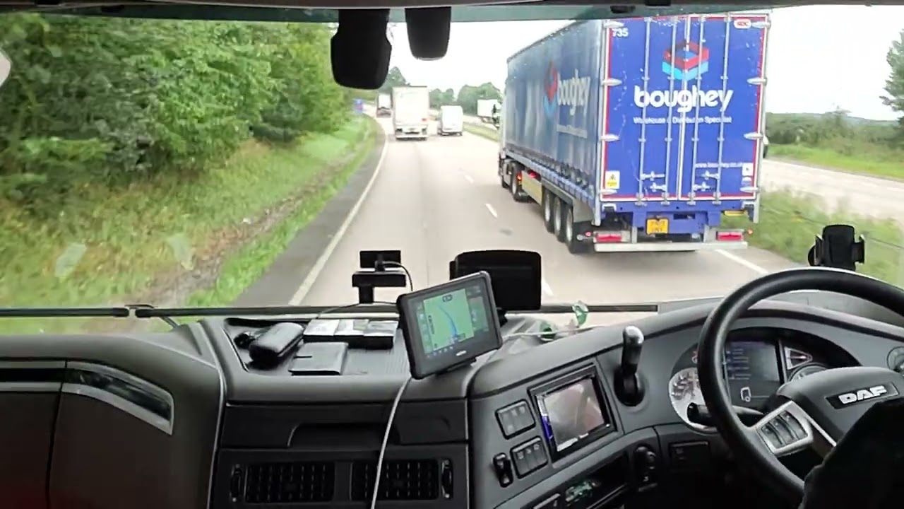 LGV/HGV Cockpit View A50 A500 M6 North to Keele services