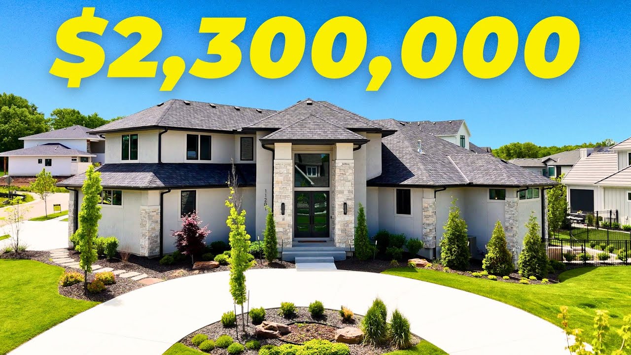 Inside A One Of A Kind $2.3M Custom Home In Overland Park, KS (Mills Ranch)