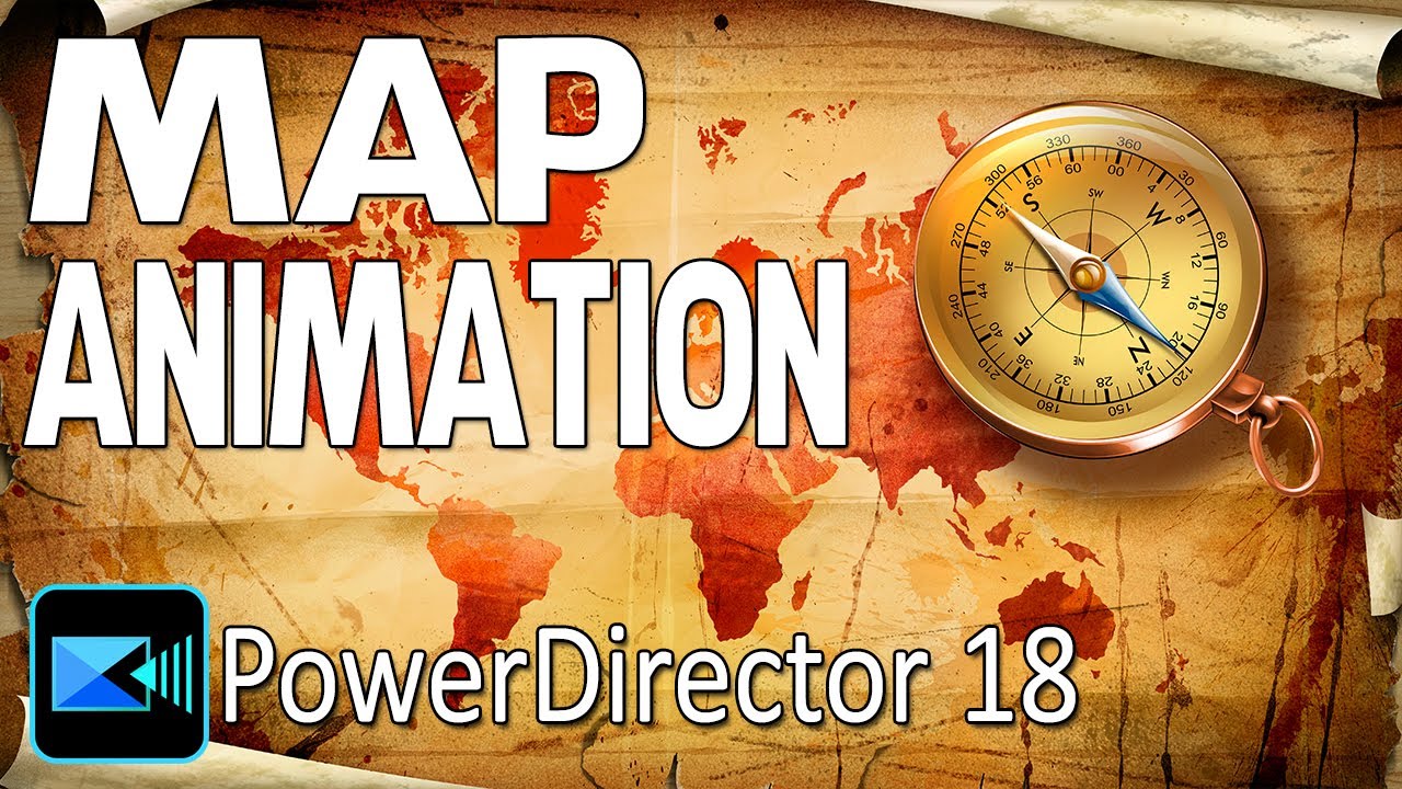Как создать анимацию карты Индианы Джонса | PowerDirector