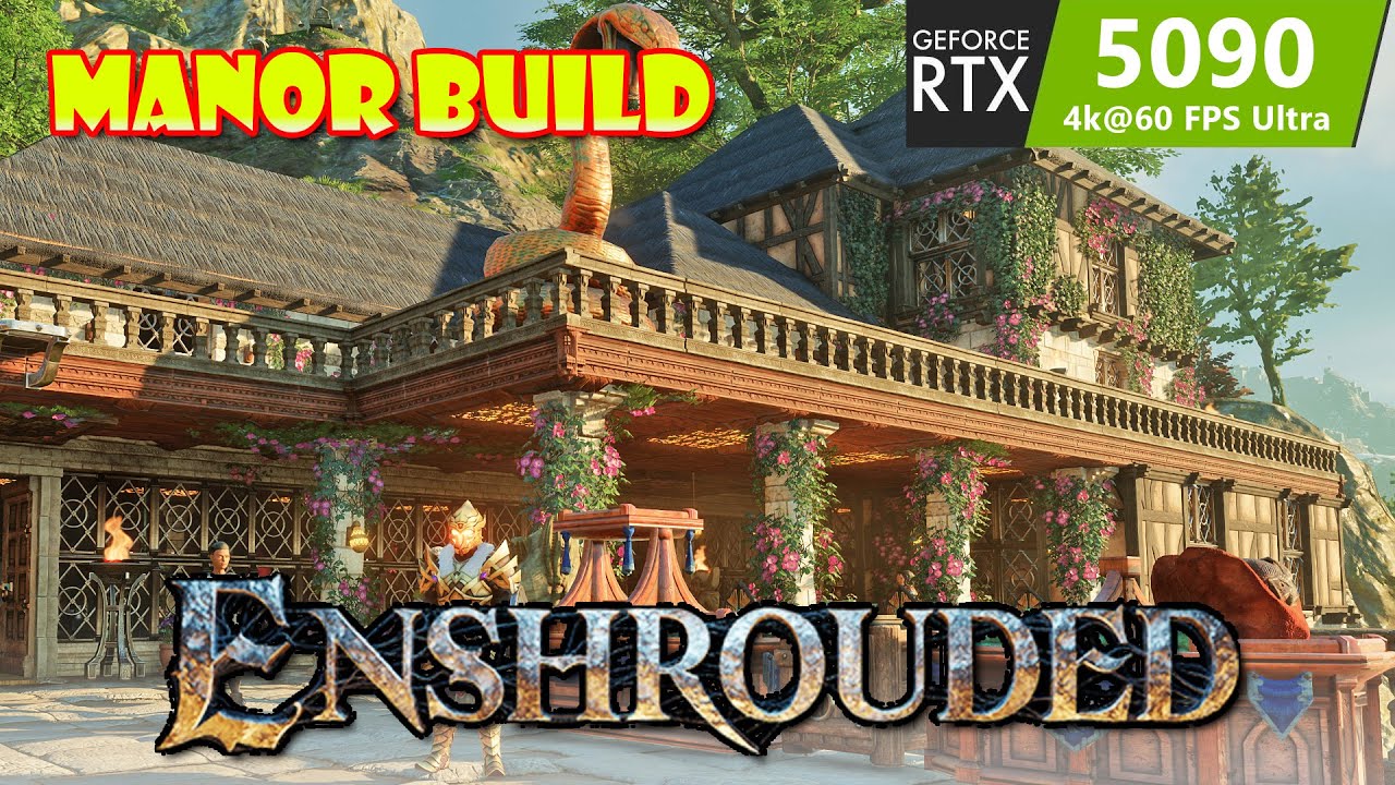 Enshrouded: Manor Build, our Family House [ RTX 5090 4K Ultra ]