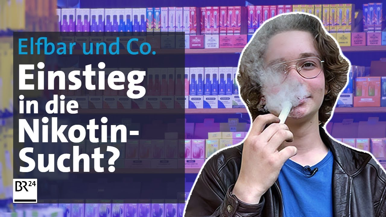 Immer mehr nikotinsüchtige Jugendliche: Einstiegsdroge Vapes? | BR24