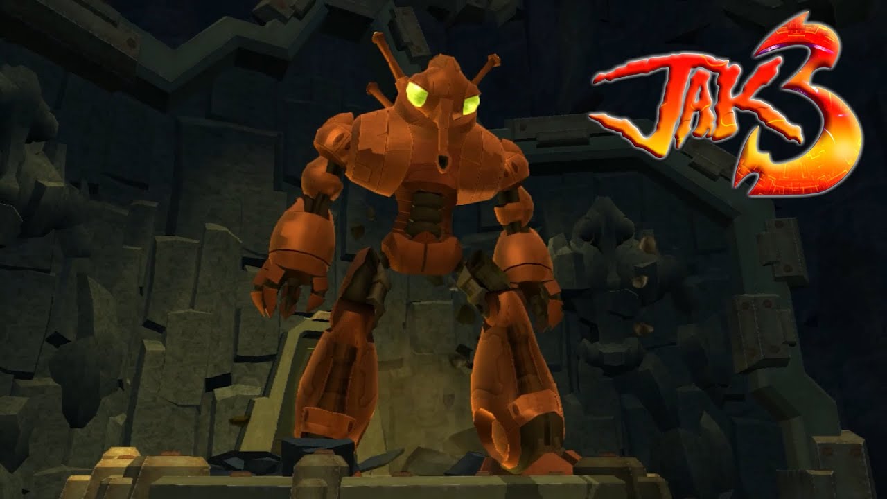 Jak 3 - Бой с боссом-роботом-предтечей 1080p