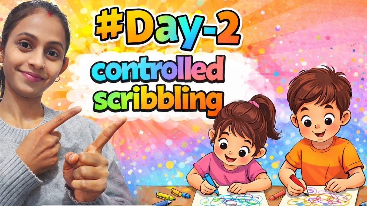 Control Scribbling Activity for Kids ✏️ | Fine Motor Skills Practice #Shorts #Trending #Viral