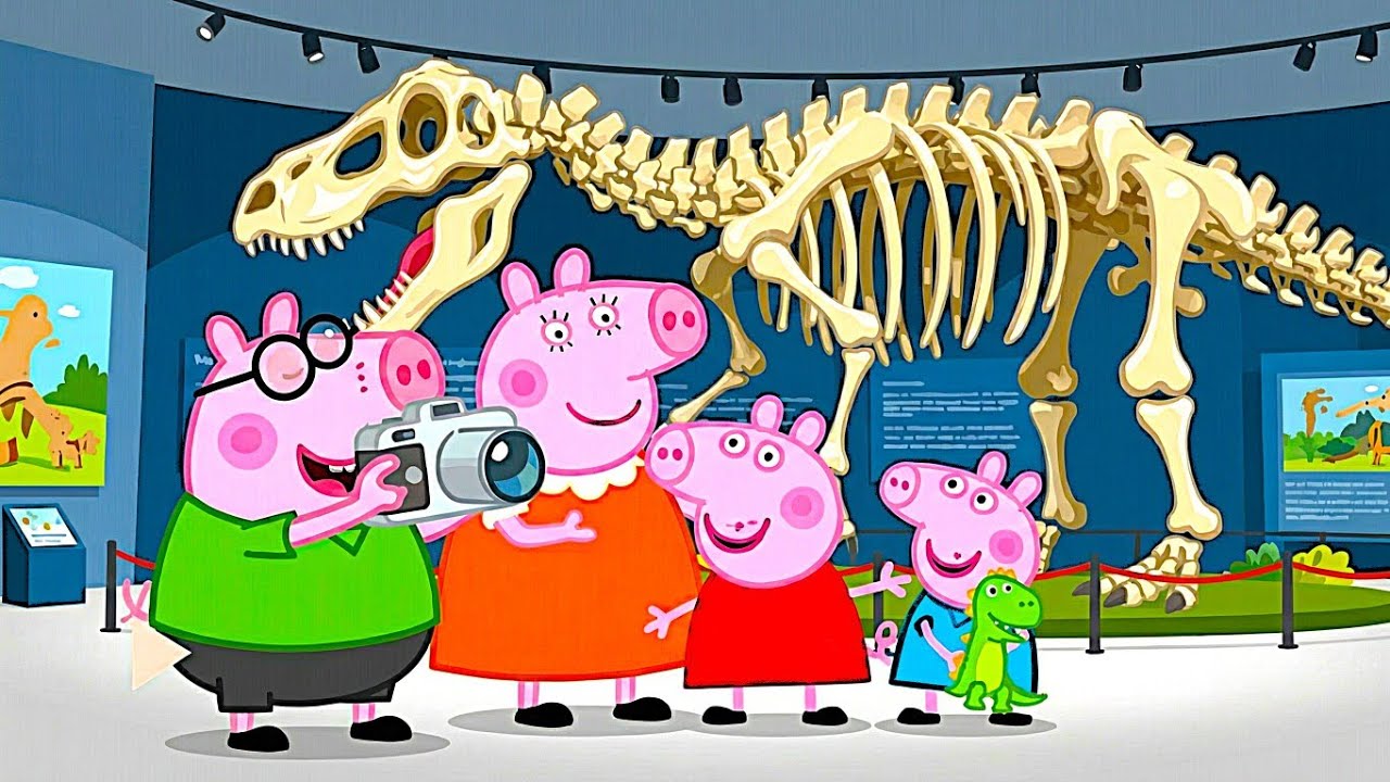 Peppa Pig English Episodes | The Roadworks & The Big Dinosaur Fossil