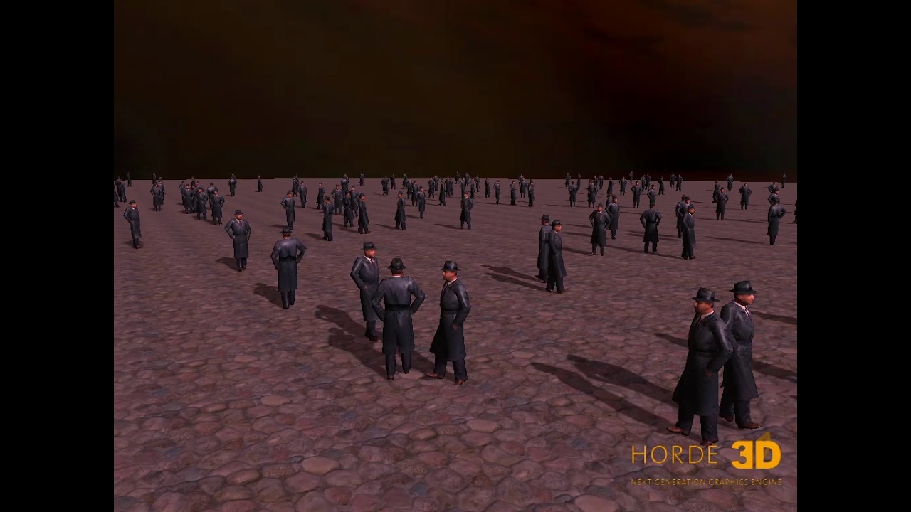 BlitzHorde - 500 Animated Crowd Benchmark