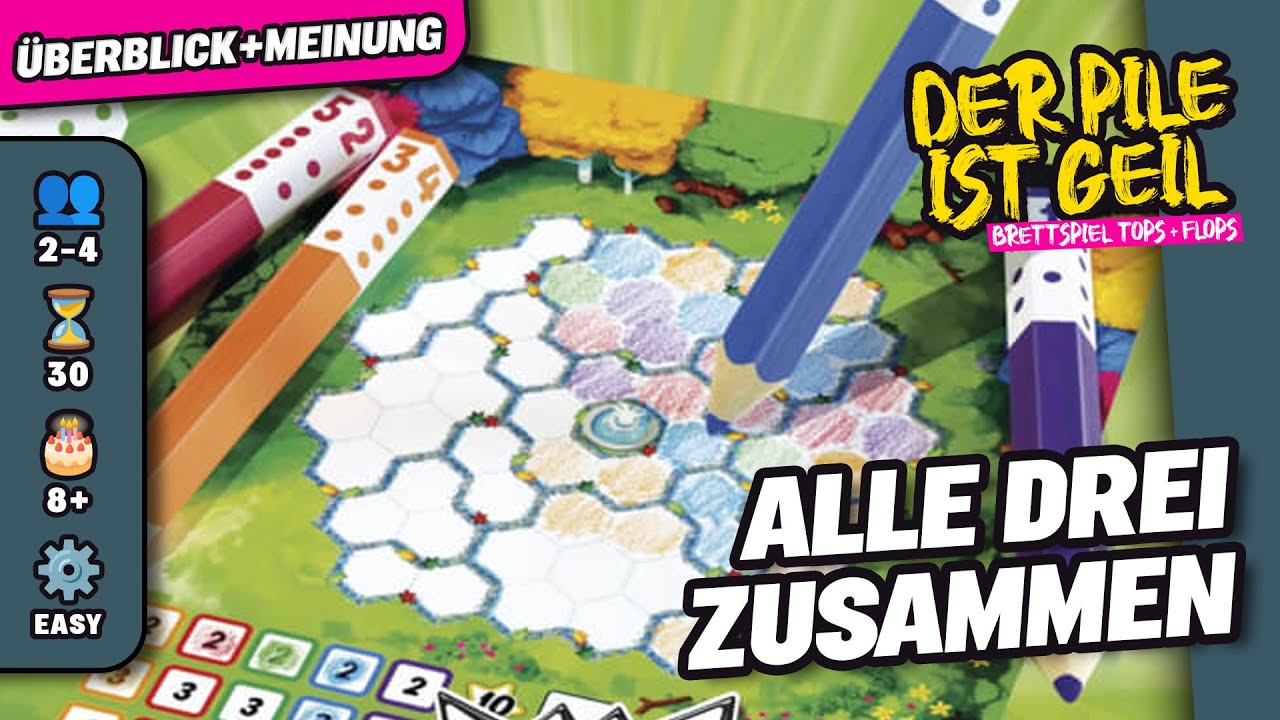 PICK A PEN - Reiner Knizia - Amigo Spiele - Brettspiel - Der Pile ist geil